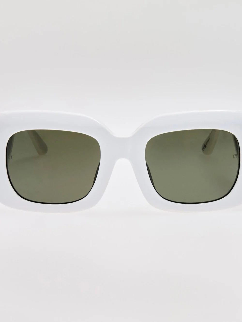 Linda Farrow Emmy Sunglasses in white
