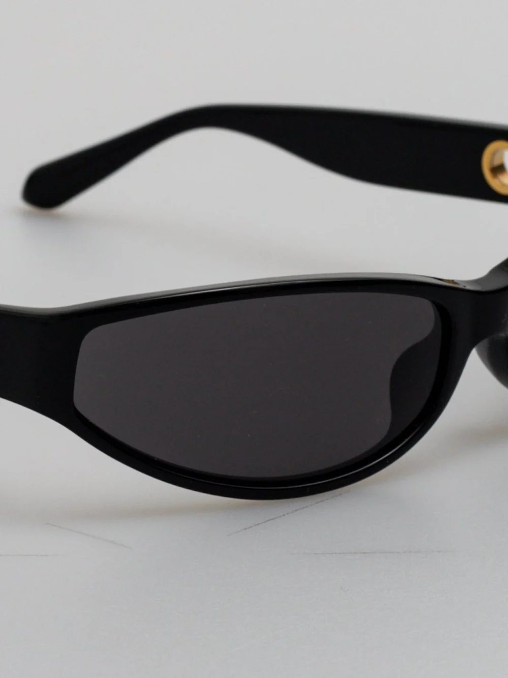 Linda Farrow Etain Sunglasses, black, view 5