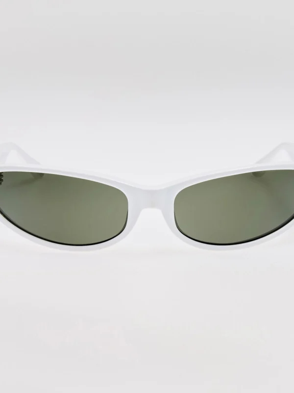 Linda Farrow Etain Sunglasses in White