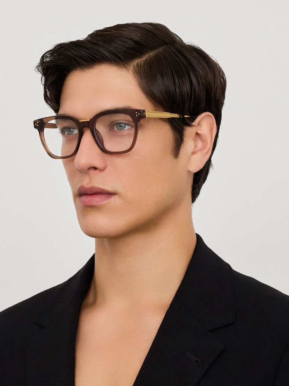 Linda Farrow Evans Optical, brown, view 4