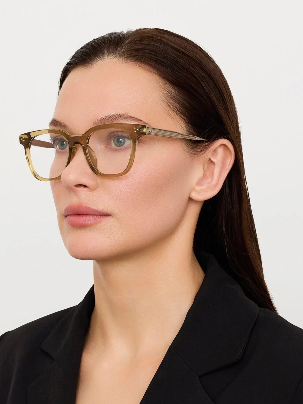 Linda Farrow Evans Optical, khaki, view 3
