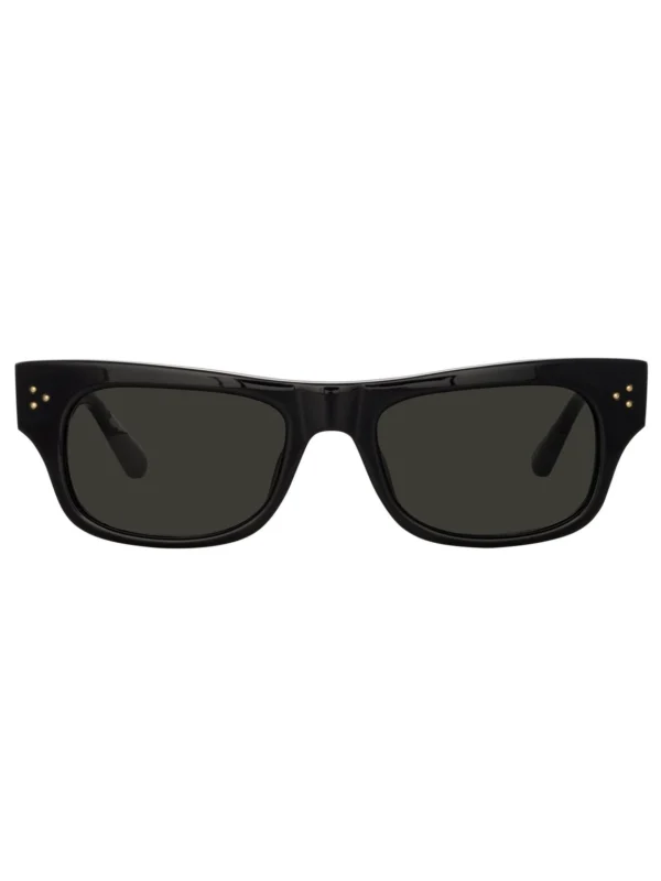 Linda Farrow Falck Sunglasses in Black