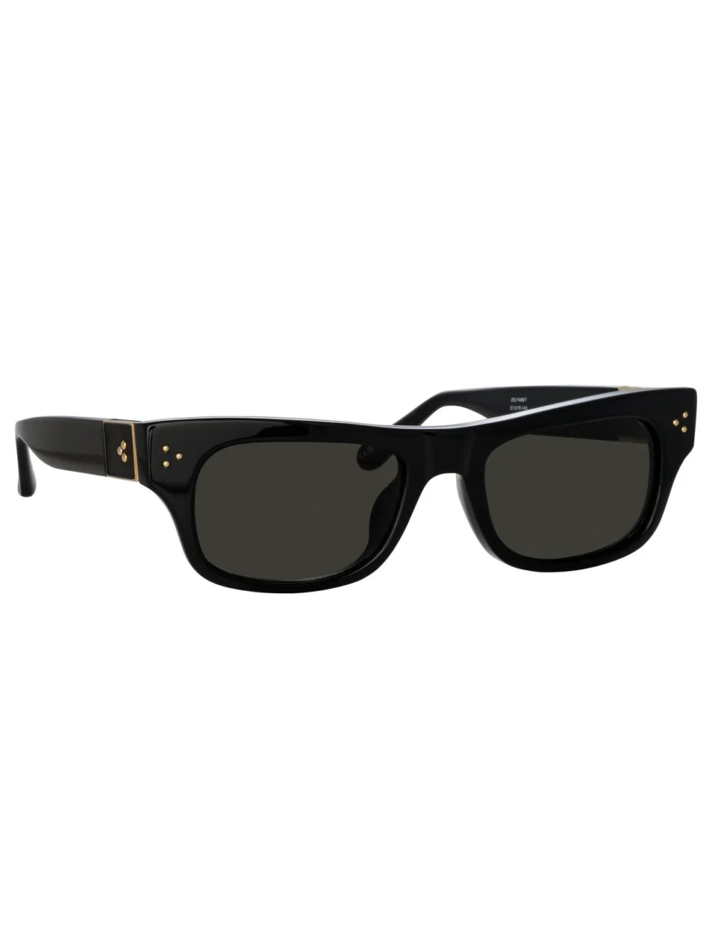 Linda Farrow Falck Sunglasses, black, view 2