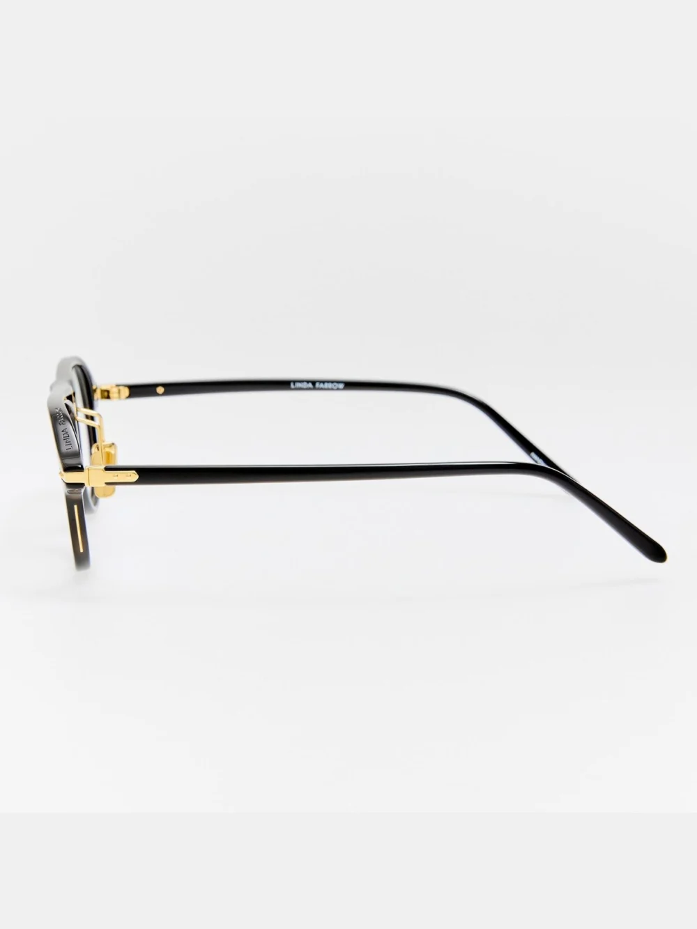 Linda Farrow Ferro Optical, black, view 5