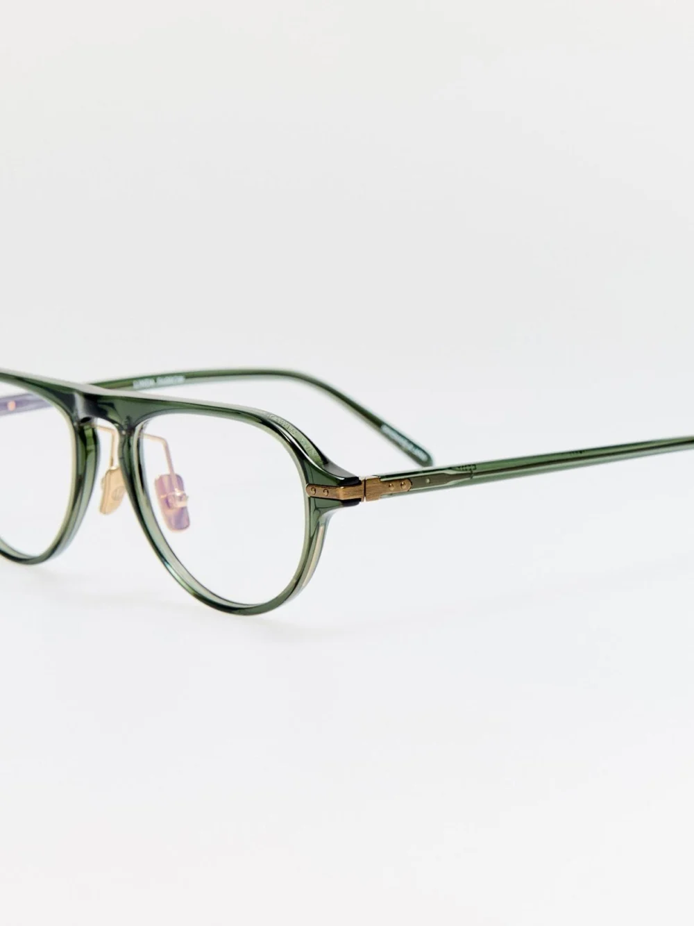 Linda Farrow Ferro Optical, green, view 2