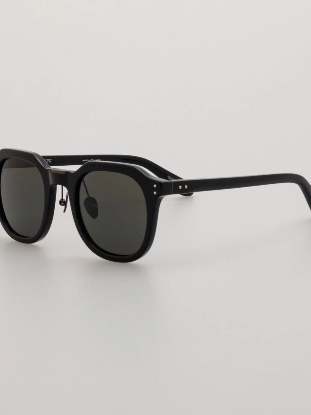 Linda Farrow Fletcher Sunglasses, matt black nickel, view 2