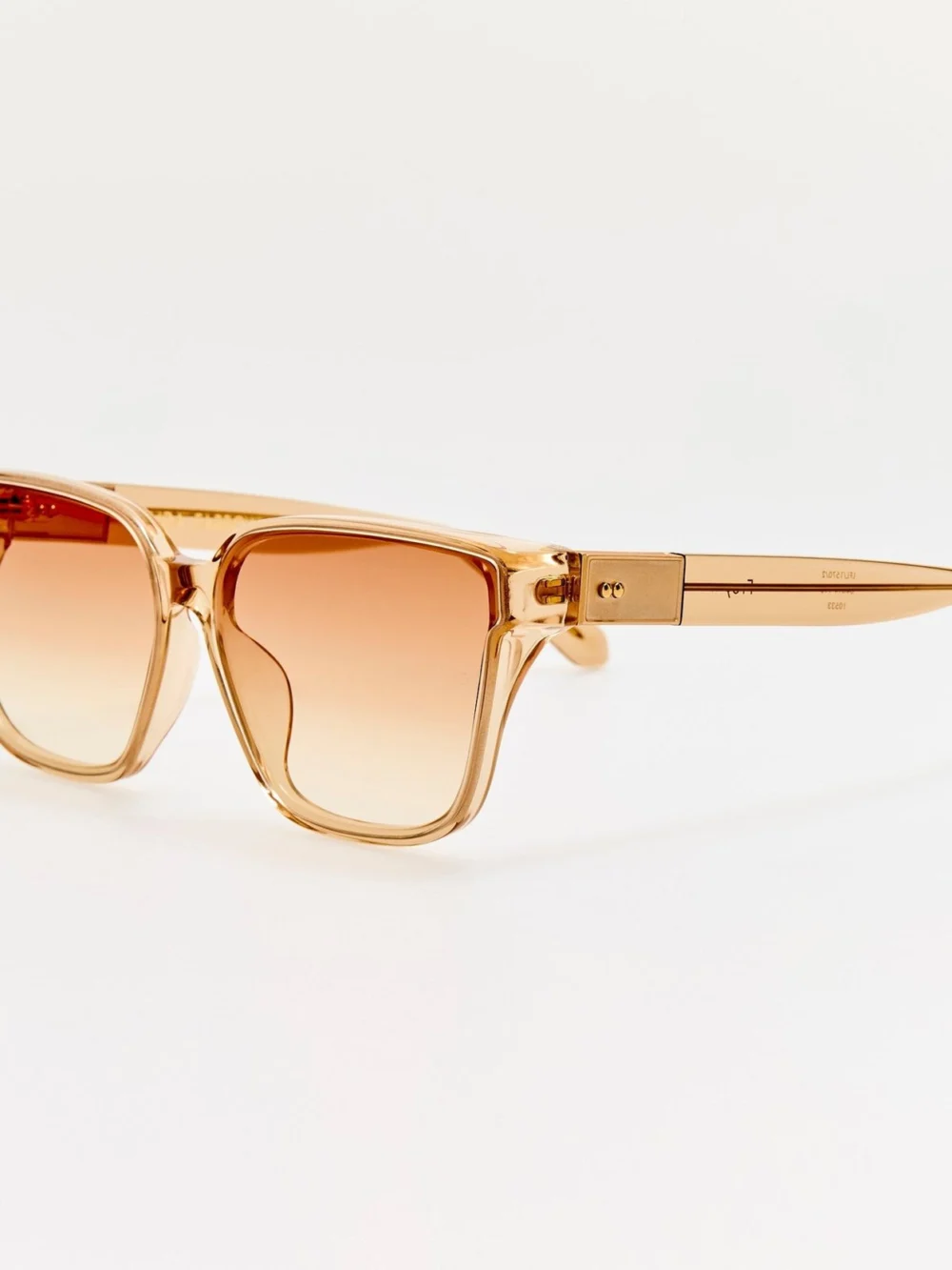 Linda Farrow Frey Sunglasses, honey, view 2