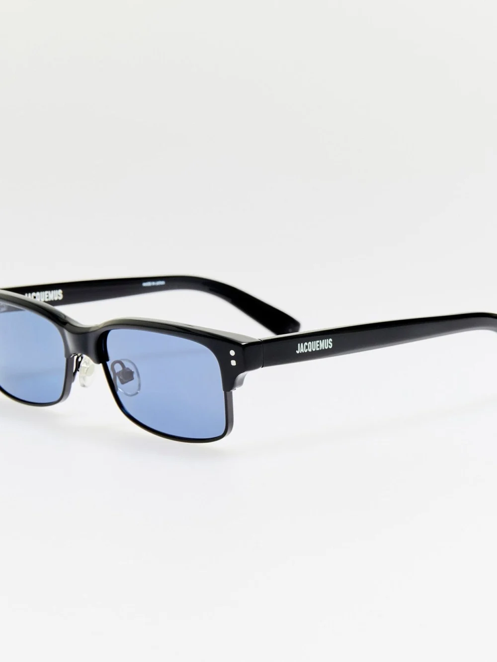 Linda Farrow Gardian Sunglasses, black, view 2