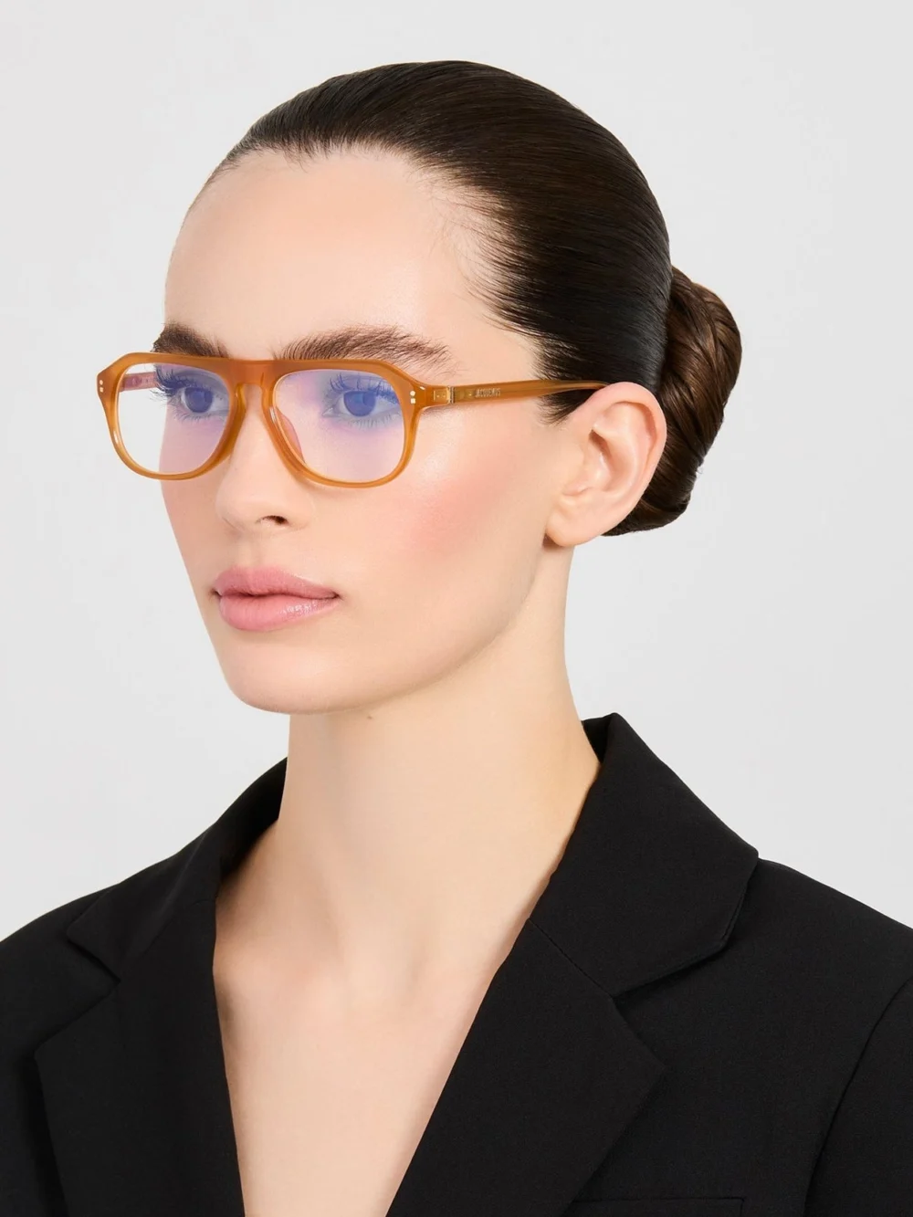 Linda Farrow Giorno Optical, caramel, view 3