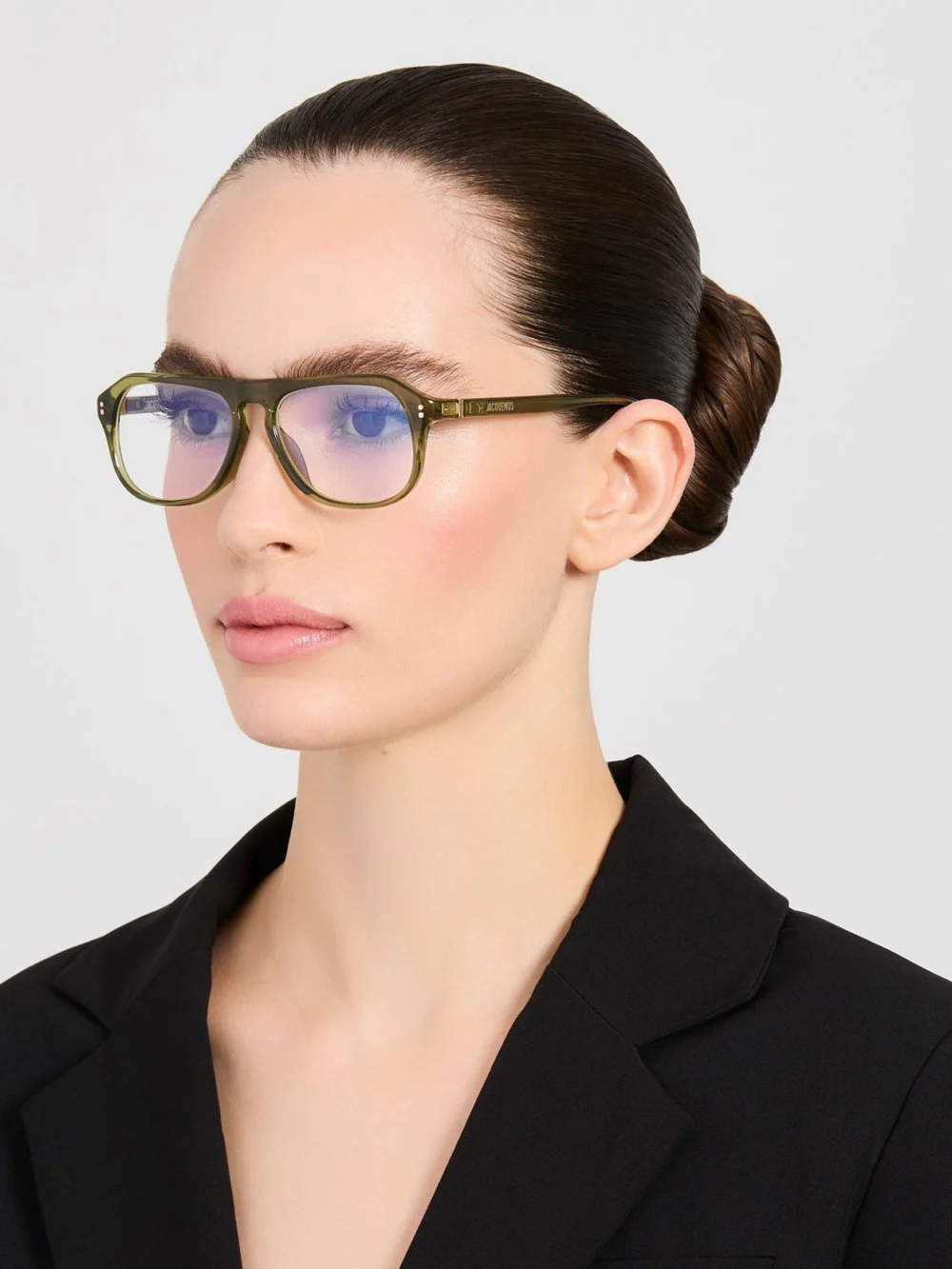 Linda Farrow Giorno Optical, green, view 3