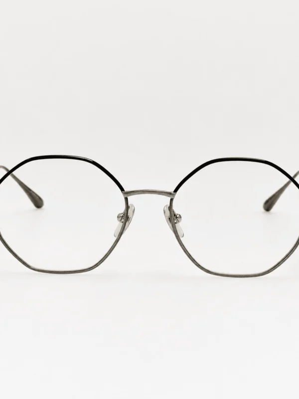 Linda Farrow Harper Optical in Antique White Gold