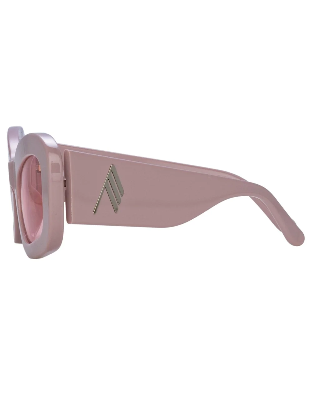 Linda Farrow Harry Cat Eye Sunglasses, pink, view 2