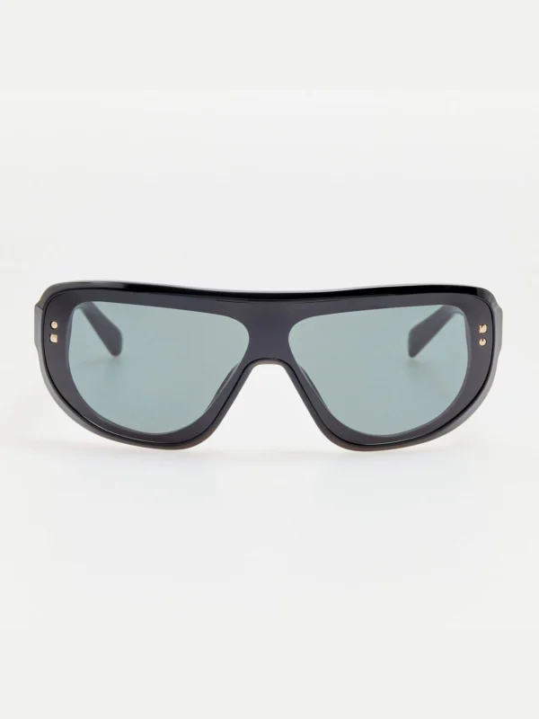Linda Farrow Havana Sunglasses in Black and Grey