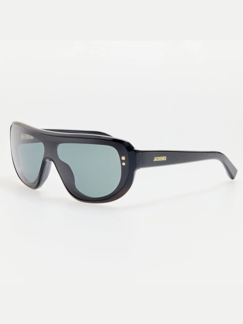 Linda Farrow Havana Sunglasses, black and grey, view 2