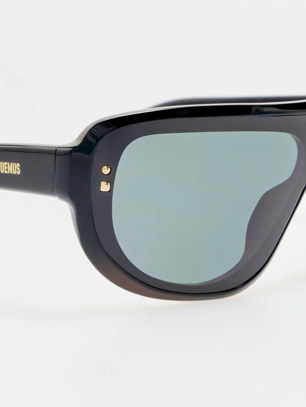 Linda Farrow Havana Sunglasses, black and grey, view 5