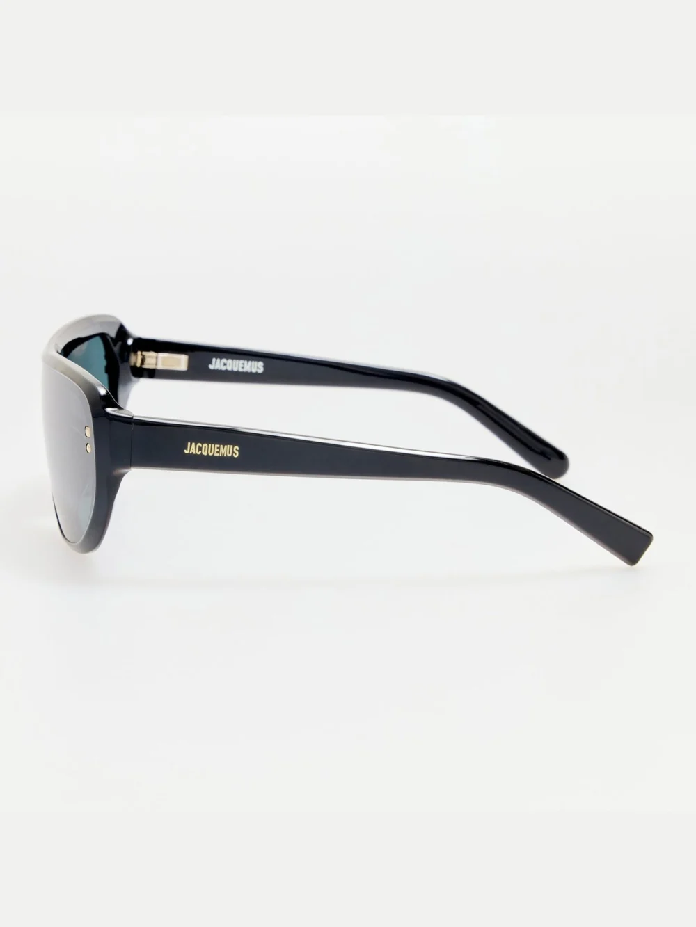 Linda Farrow Havana Sunglasses, black and grey, view 6