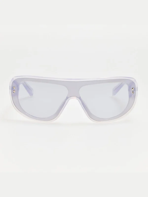 Linda Farrow Havana Sunglasses in Oyster