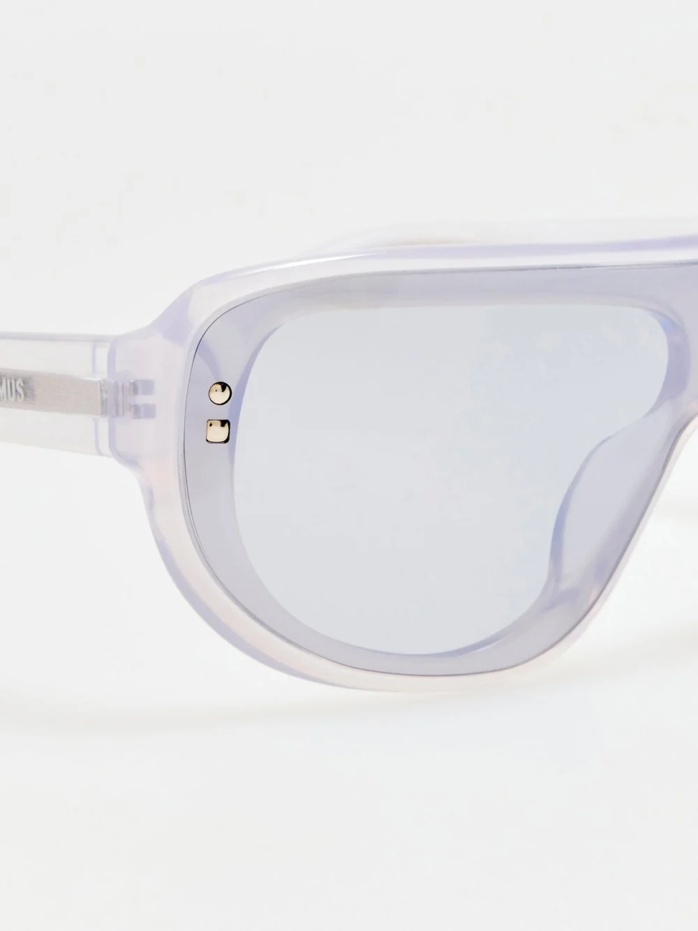 Linda Farrow Havana Sunglasses, oyster, view 4