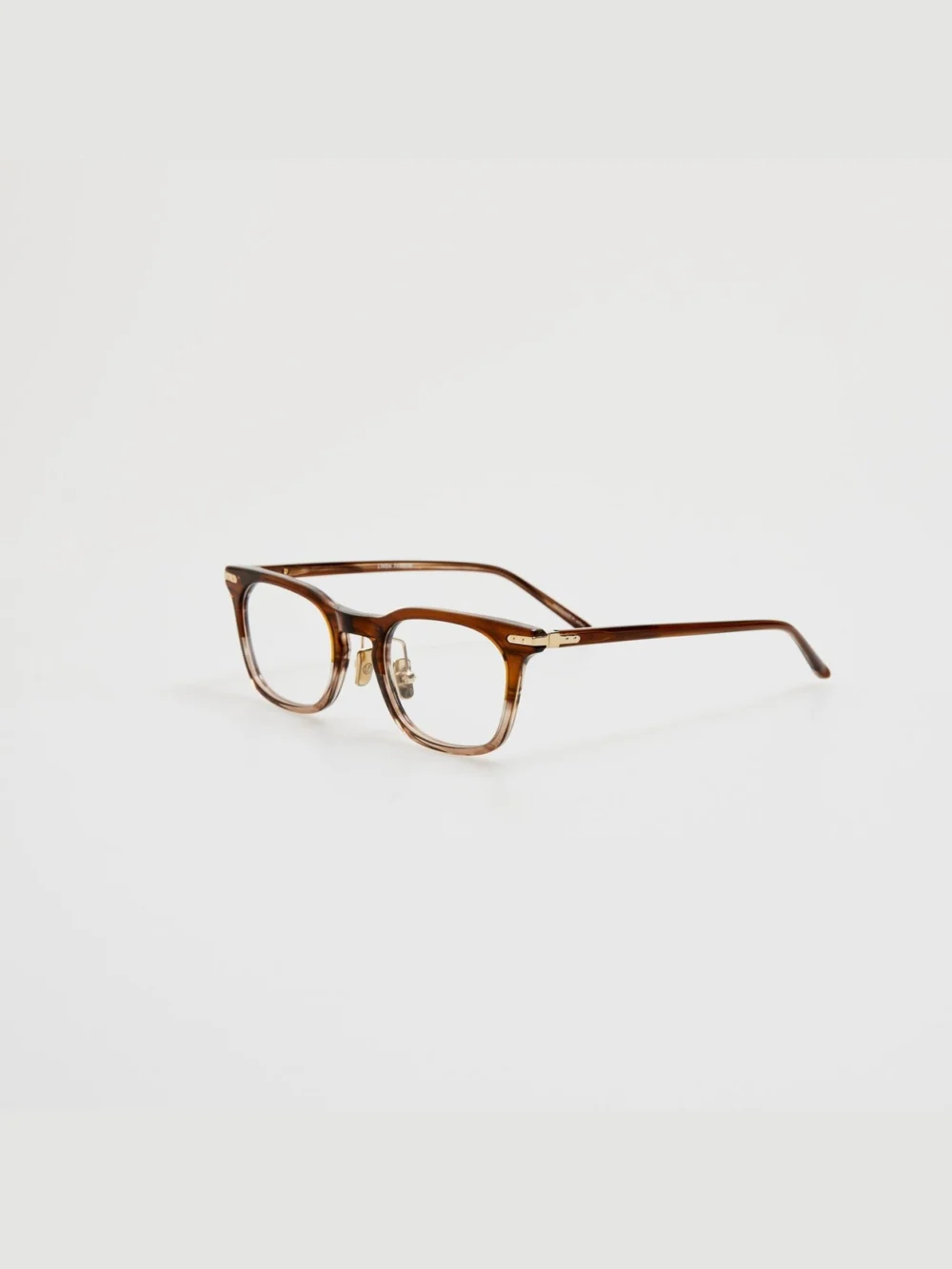 Linda Farrow Hawkin Optical, caramel horn, view 2