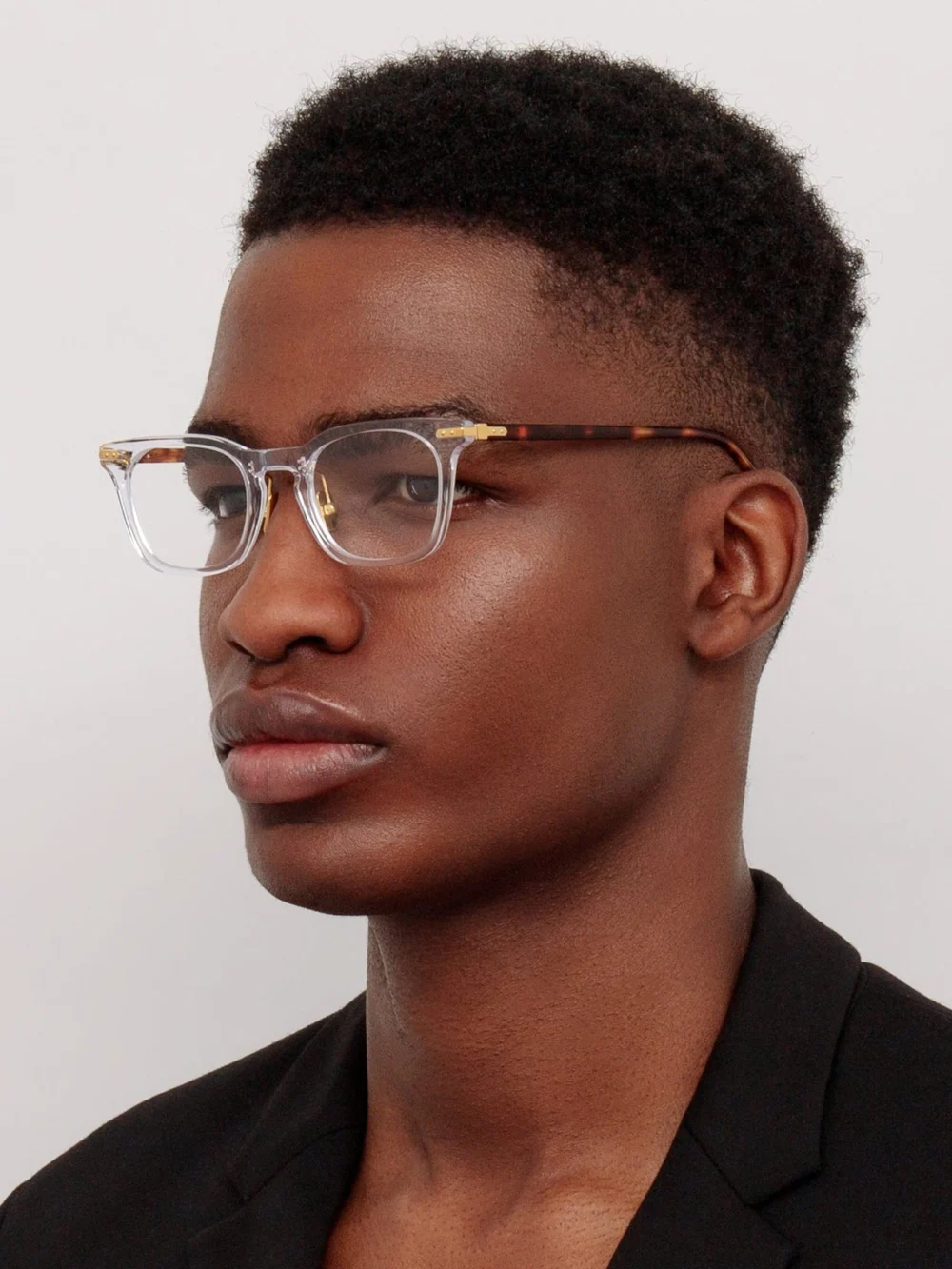 Linda Farrow Hawkin Optical, clear, view 4