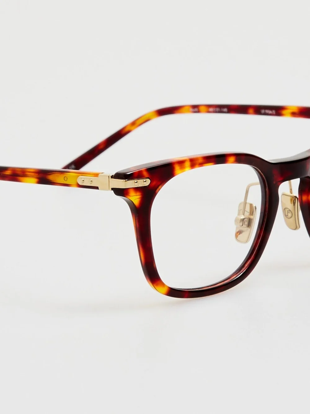 Linda Farrow Hawkin Optical, dark tortoiseshell, view 5