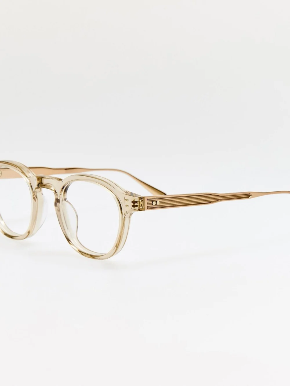 Linda Farrow Heath Optical, truffle, view 2