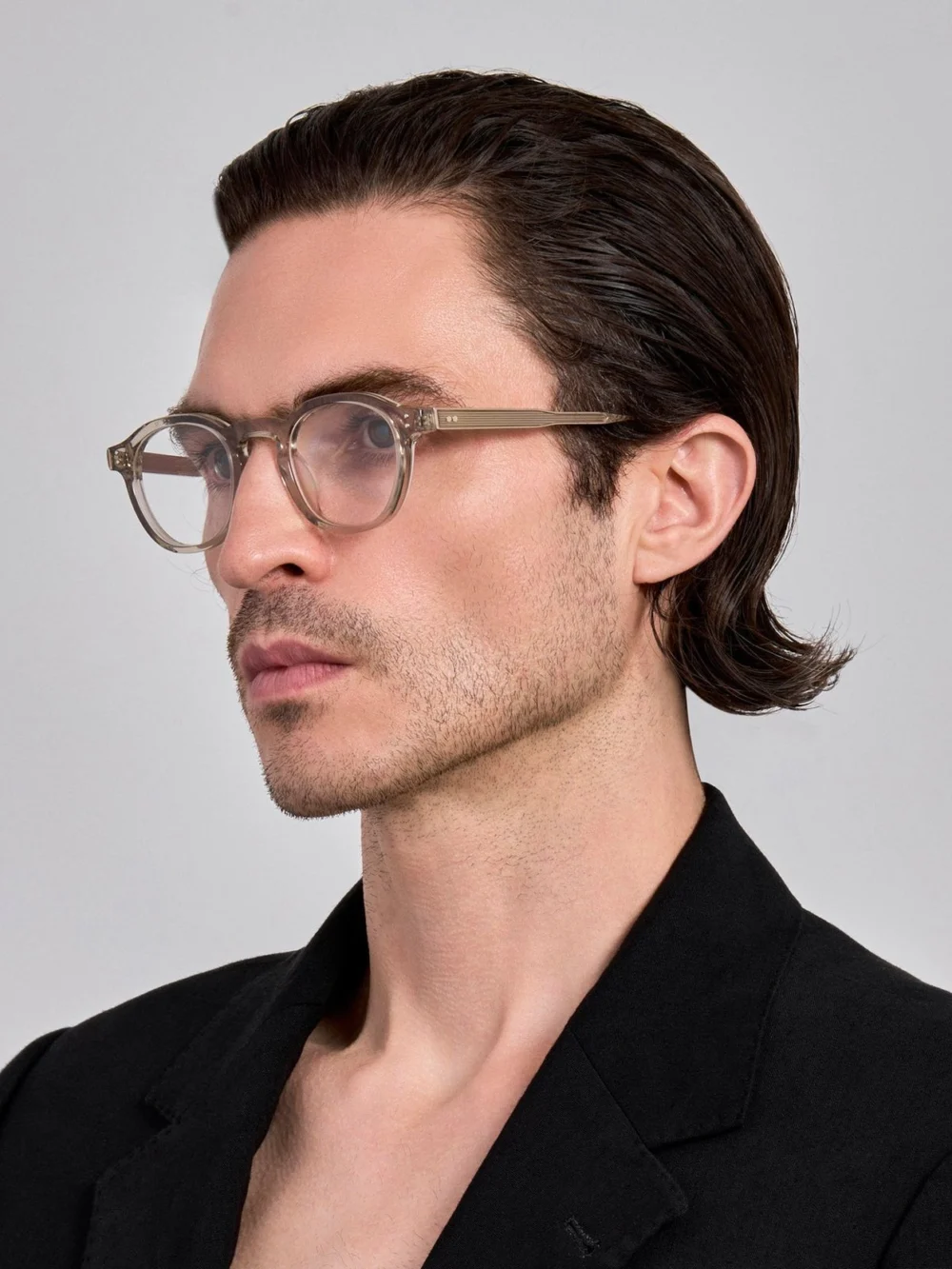 Linda Farrow Heath Optical, truffle, view 4