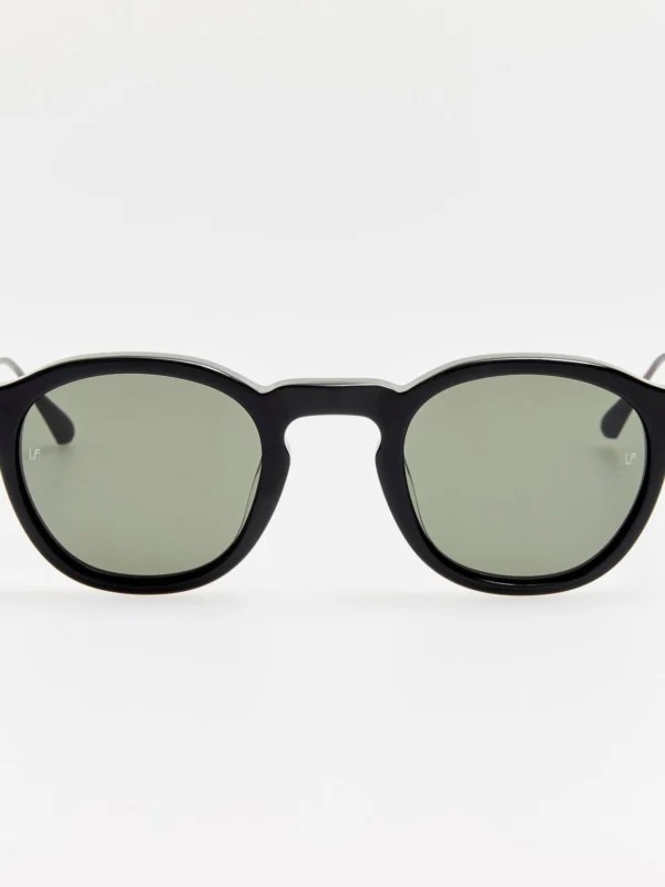Linda Farrow Heath Sunglasses in Matt Black