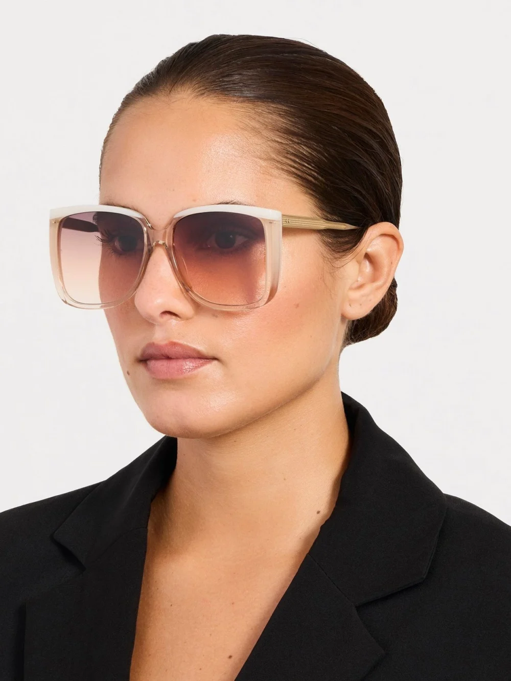 Linda Farrow Helena Sunglasses, ash, view 6