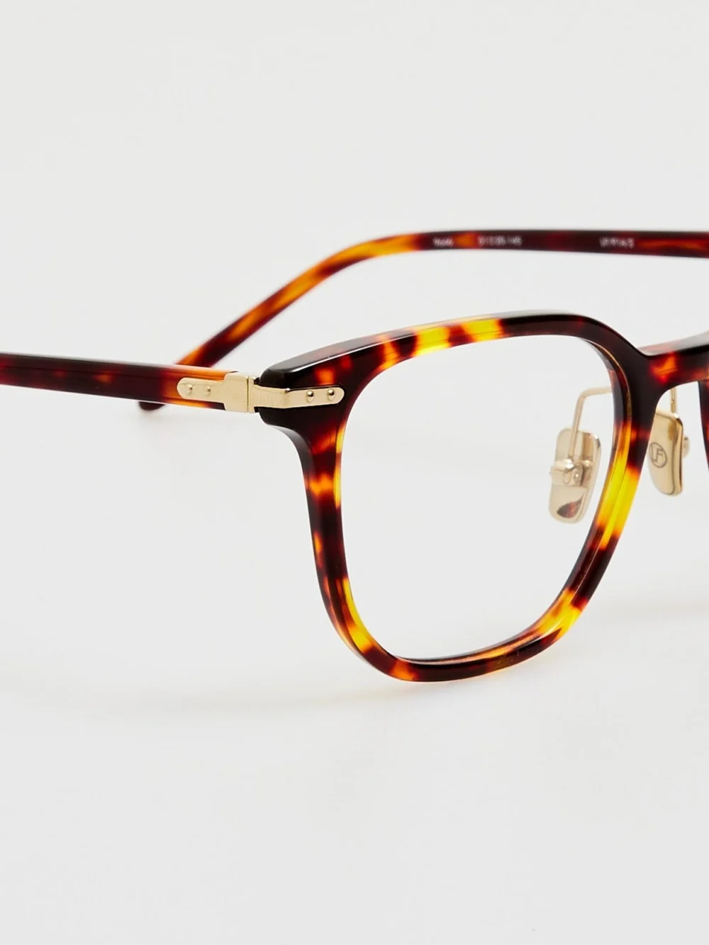 Linda Farrow Hopkin Optical, dark tortoiseshell, view 2