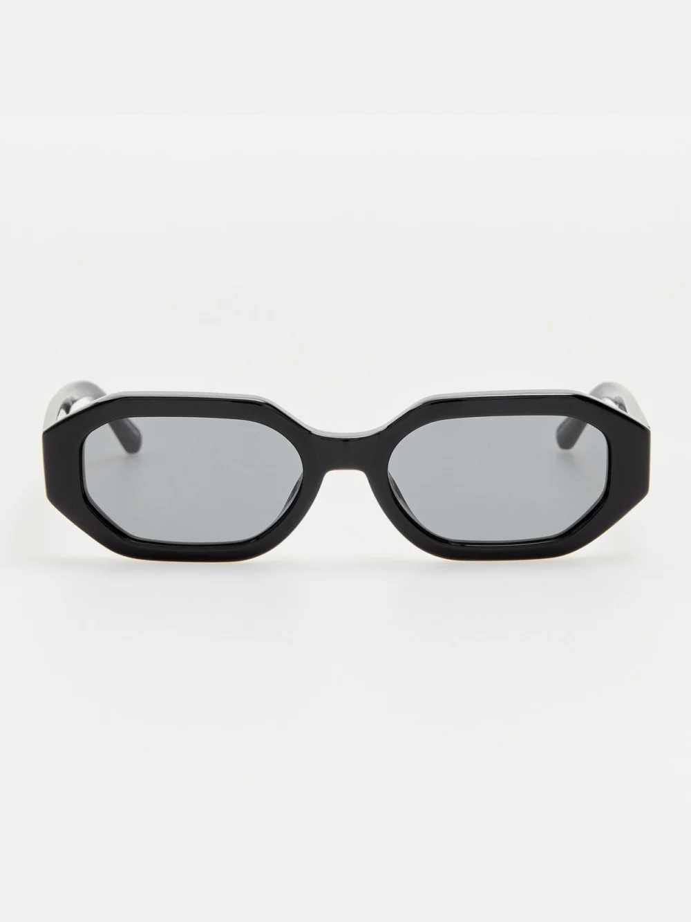 Linda Farrow Irene Angular Sunglasses in black