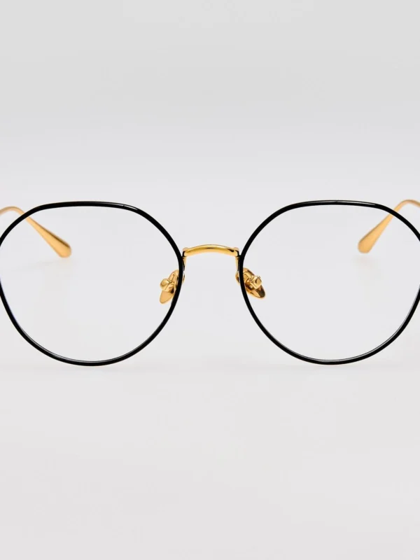Linda Farrow Isla Optical in 22K Yellow Gold