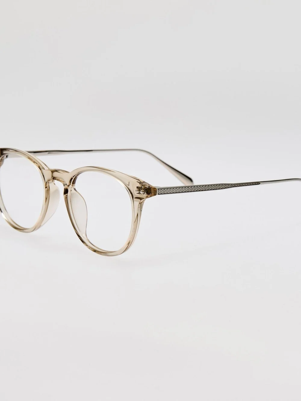 Linda Farrow Jamie Optical, truffle, view 2