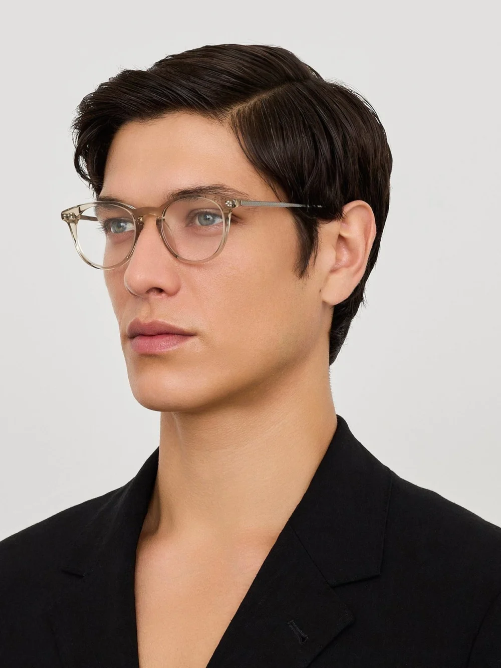 Linda Farrow Jamie Optical, truffle, view 4