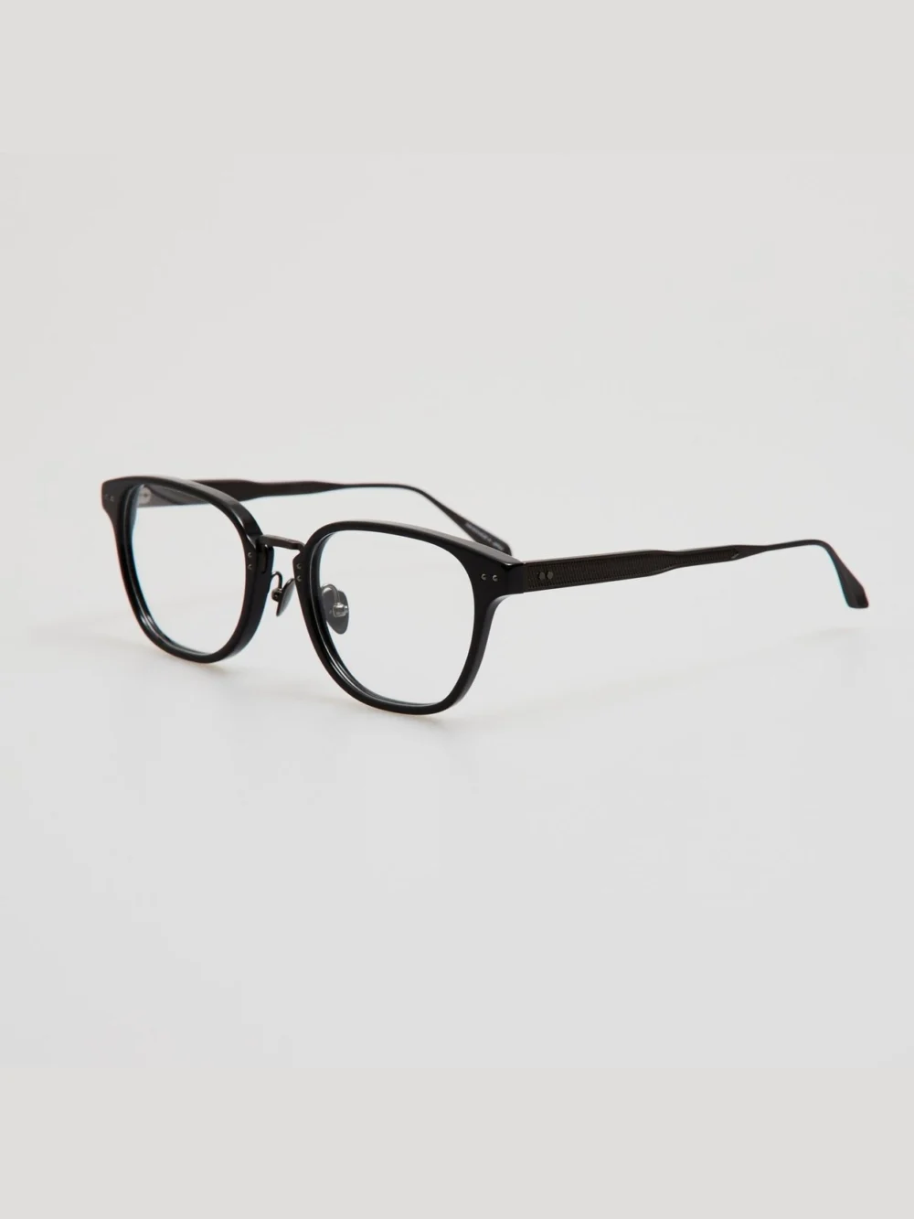 Linda Farrow Jeffrey Optical Frame, black matt nickel, view 2