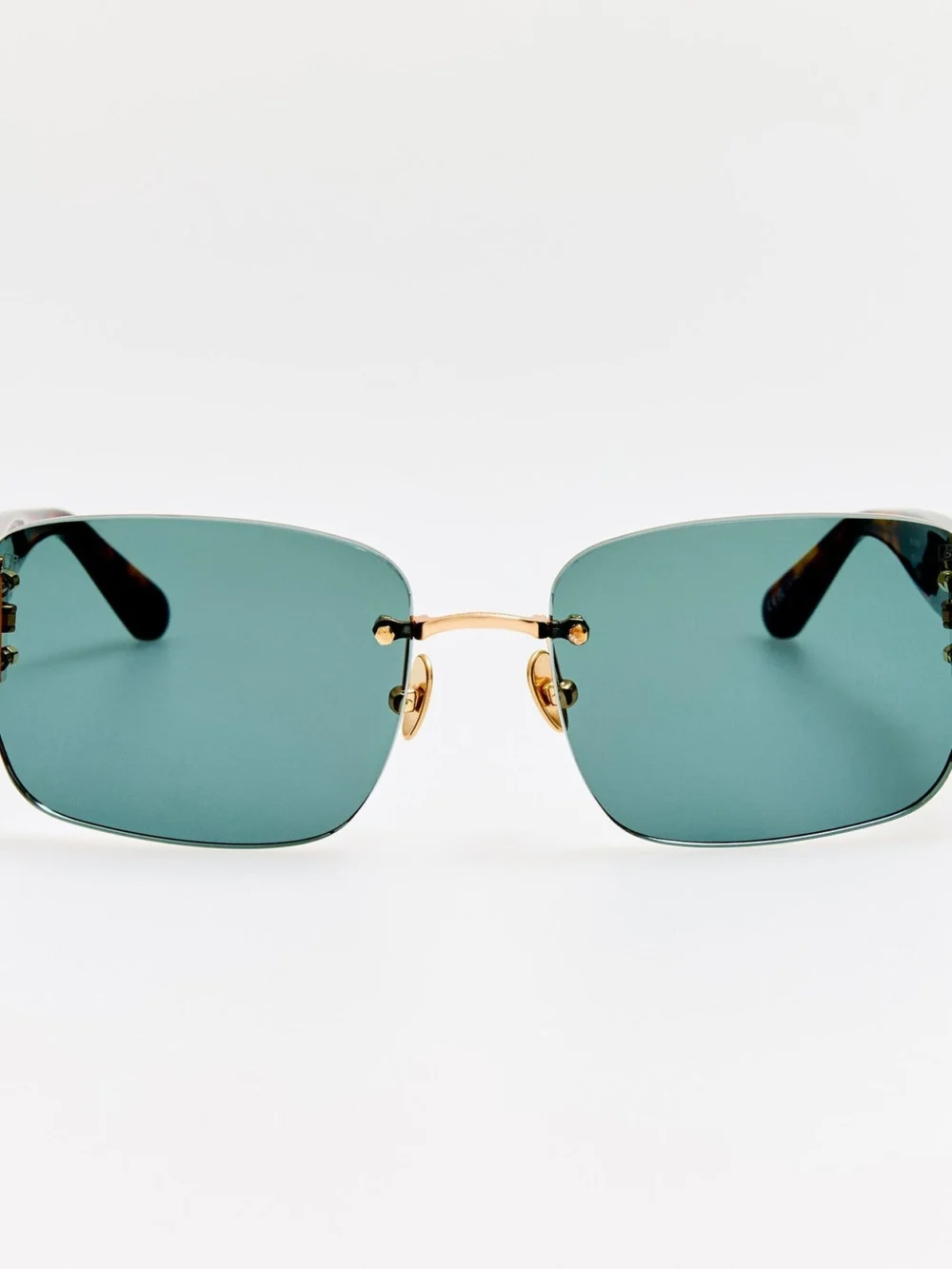 Linda Farrow Jessica Sunglasses in dark tortoiseshell
