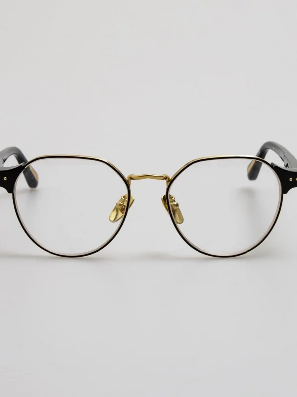 Linda Farrow Jonathan Angular Optical Frame in Black