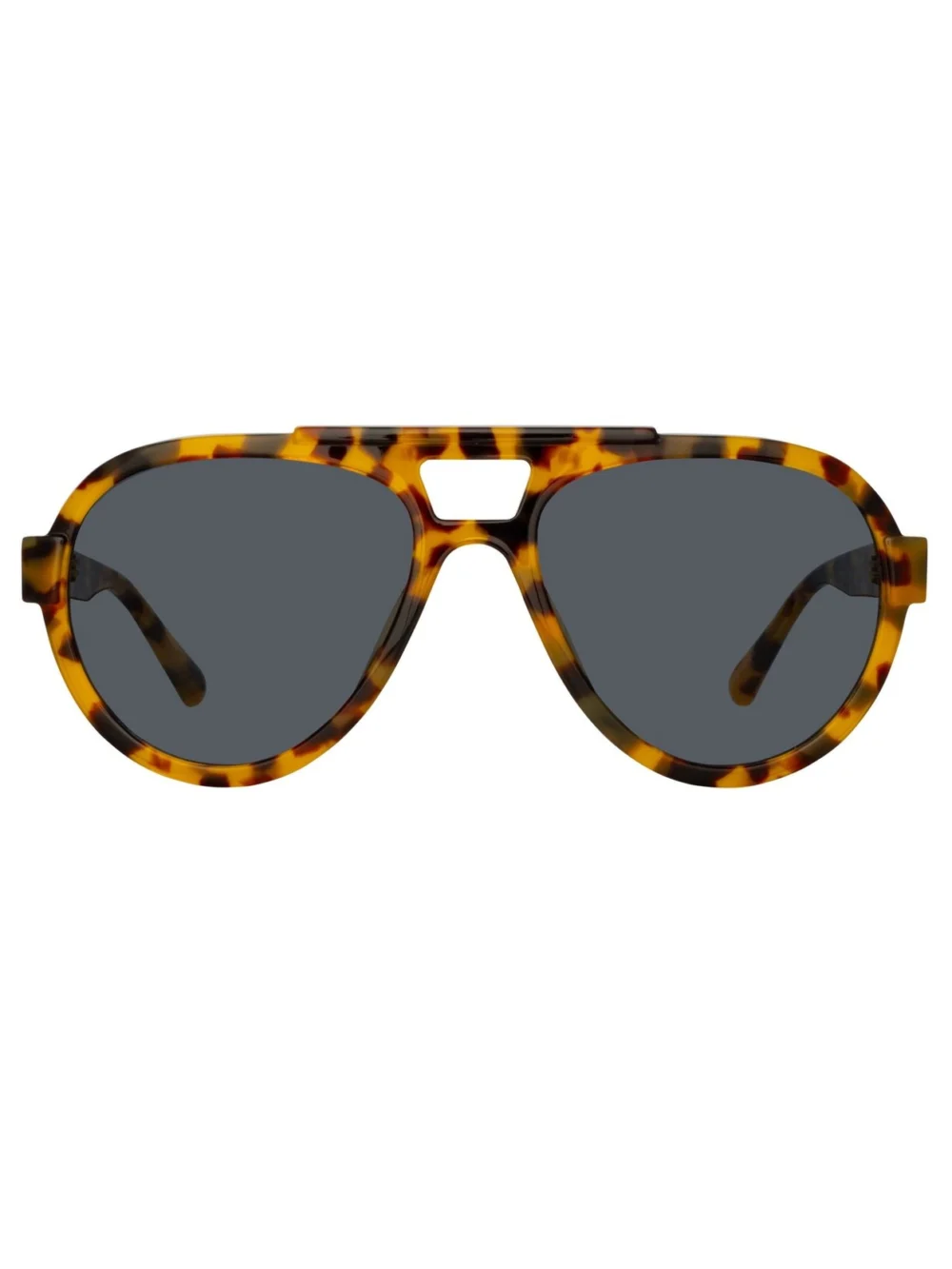 Linda Farrow Jurgen Aviator Sunglasses in tortoiseshell