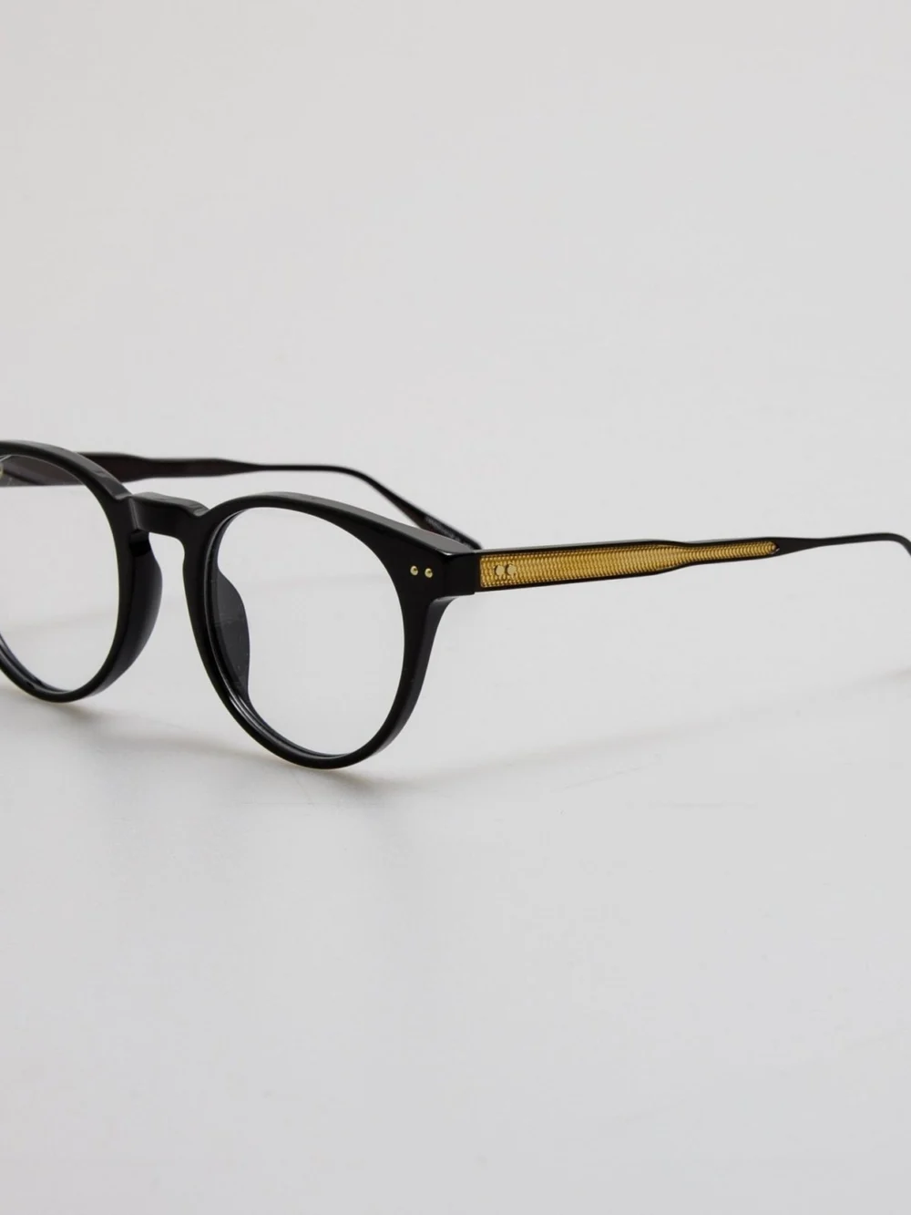 Linda Farrow Kaan Optical Frame, black, view 2