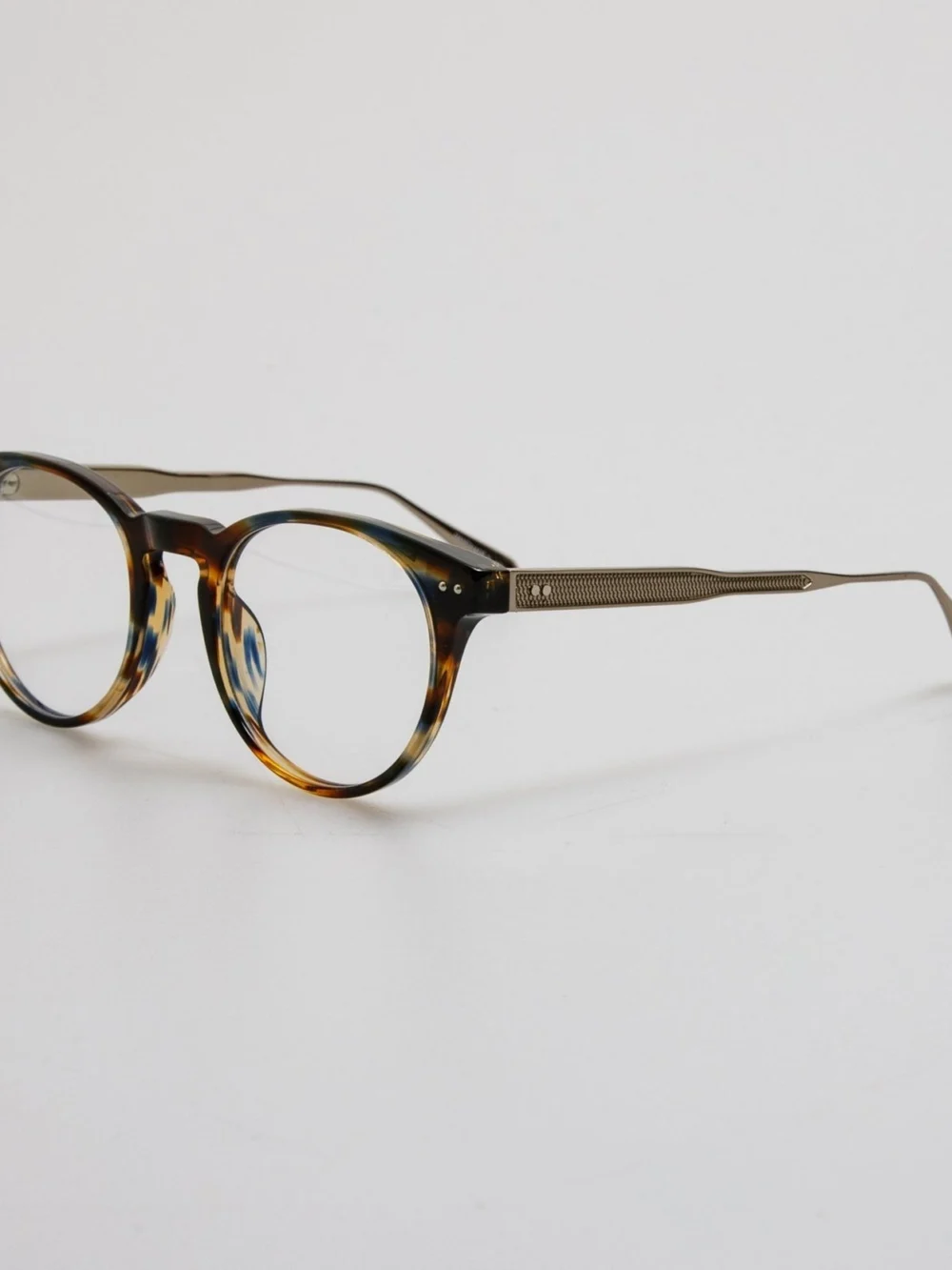 Linda Farrow Kaan Optical Frame, earth horn, view 2