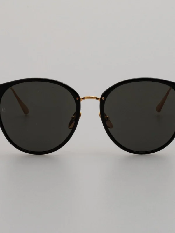 Linda Farrow Kings Sunglasses in Black