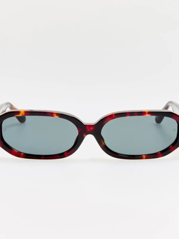 Linda Farrow Laura Sunglasses in Dark Tortoiseshell