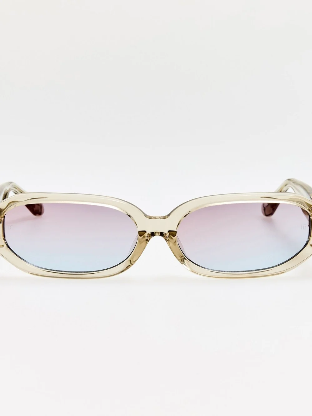Linda Farrow Laura Sunglasses in truffle and dusk