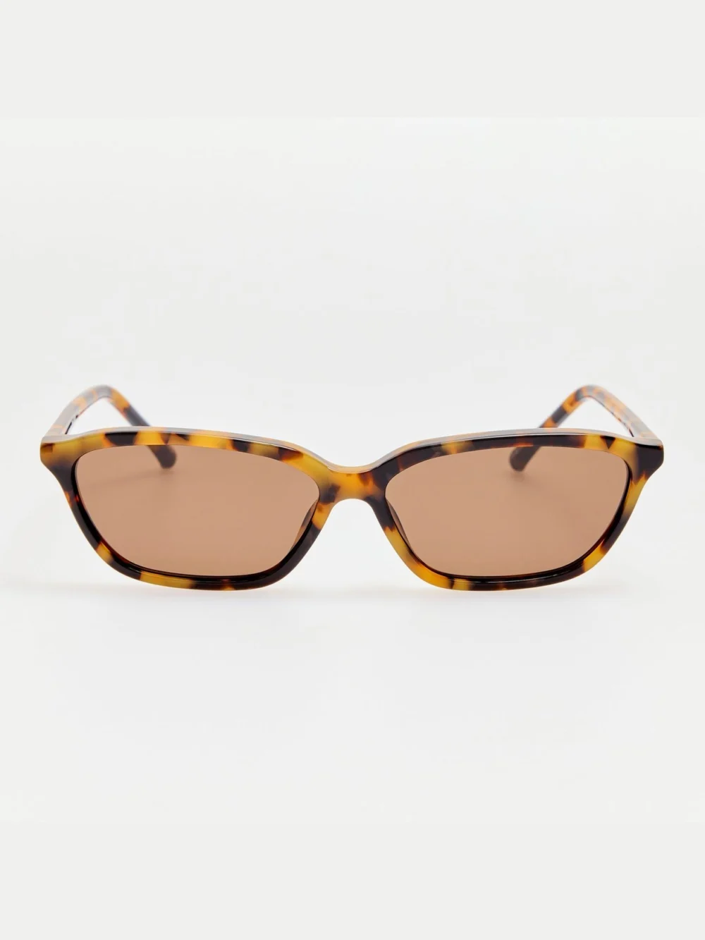 Linda Farrow Libby Sunglasses in tortoiseshell
