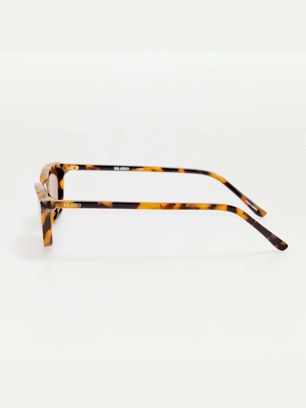 Linda Farrow Libby Sunglasses, tortoiseshell, view 5