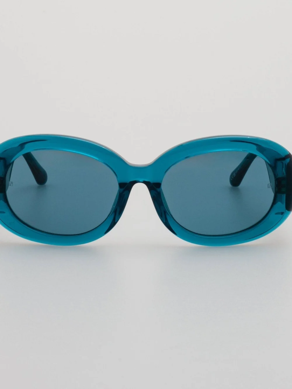 Linda Farrow Lina Sunglasses in aqua