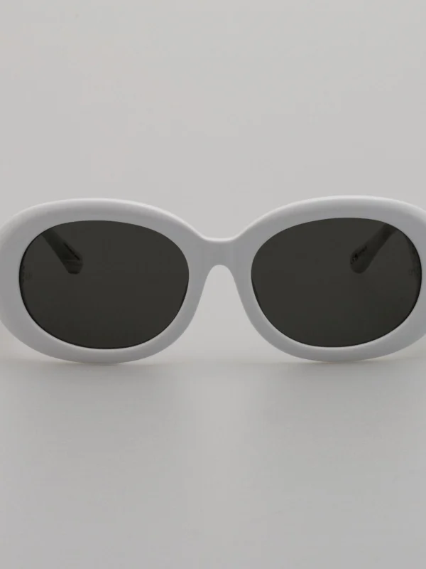 Linda Farrow Lina Sunglasses in White