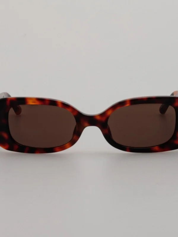 Linda Farrow Lola Sunglasses in Tortoiseshell