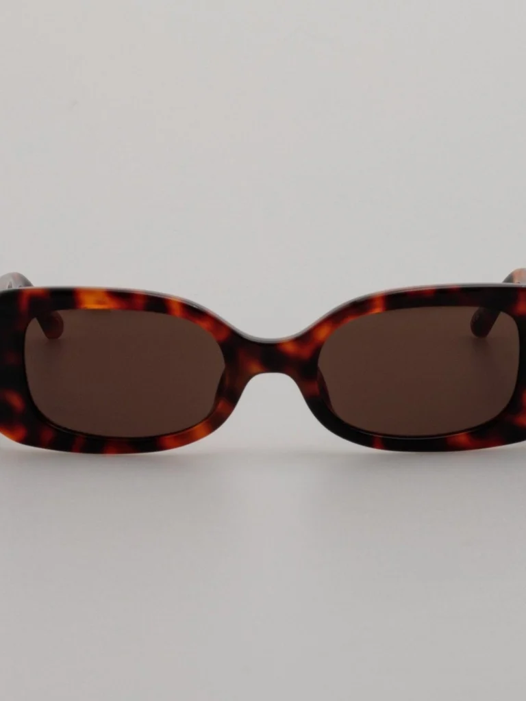 Linda Farrow Lola Sunglasses in Tortoiseshell