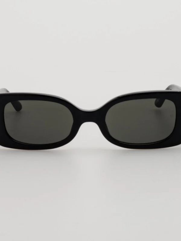 Linda Farrow Lola Talisman Sunglasses in Black